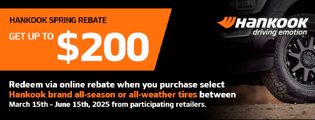 Hankook Spring Rebate